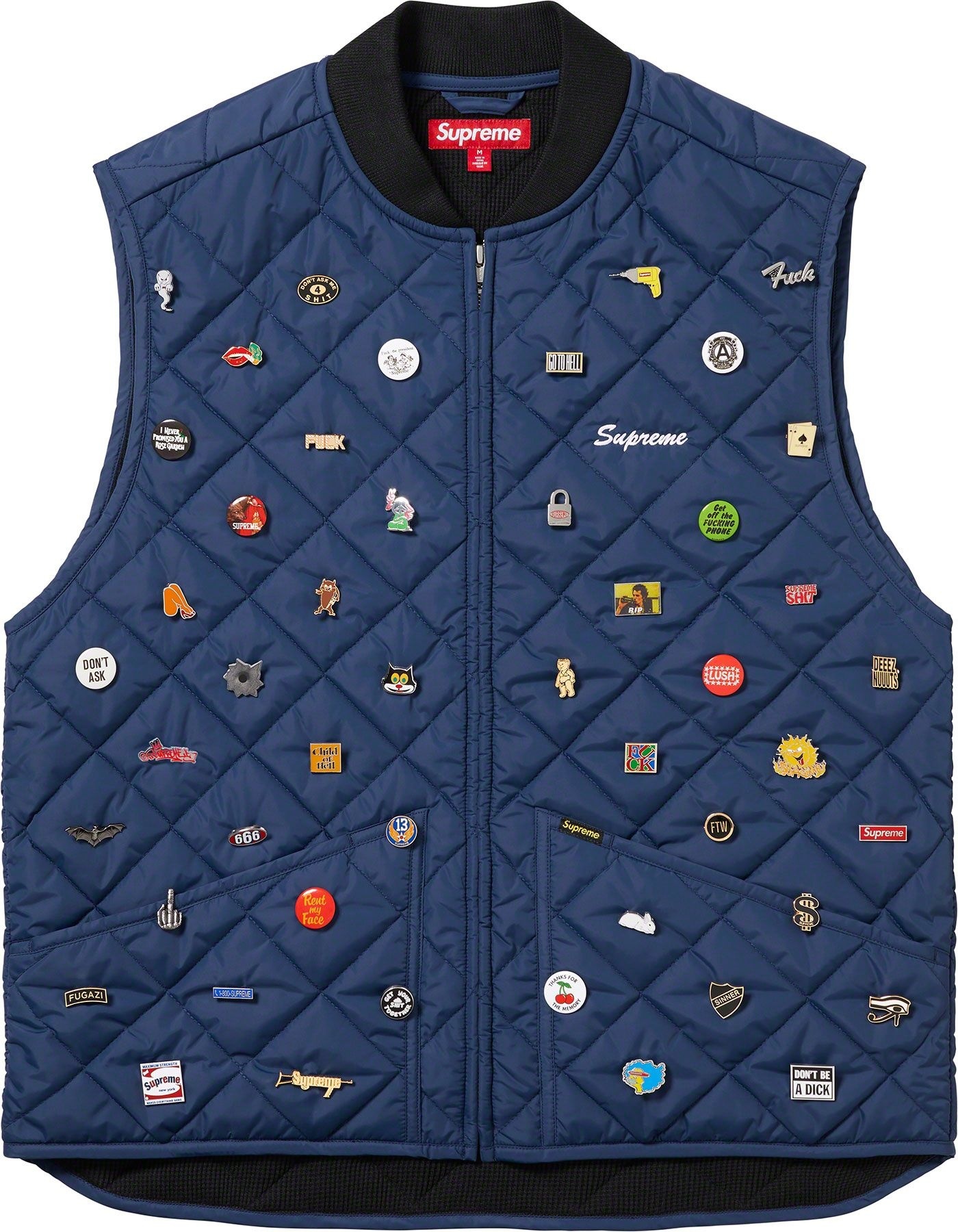 Pins Quilted Work Vest view 11